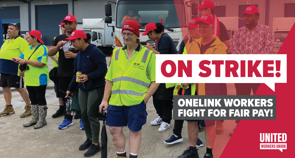 Onelink workers on strike for fair pay