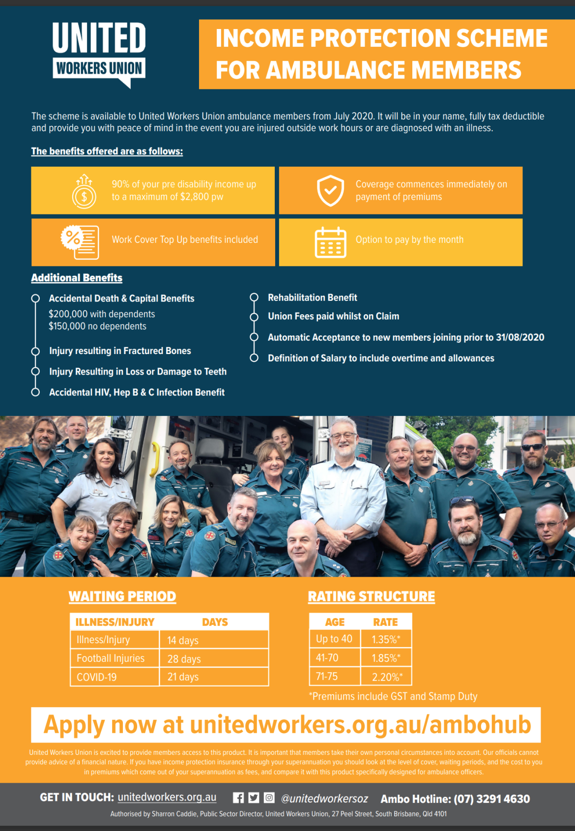 QLD Ambulance & Paramedics Union United Workers Union