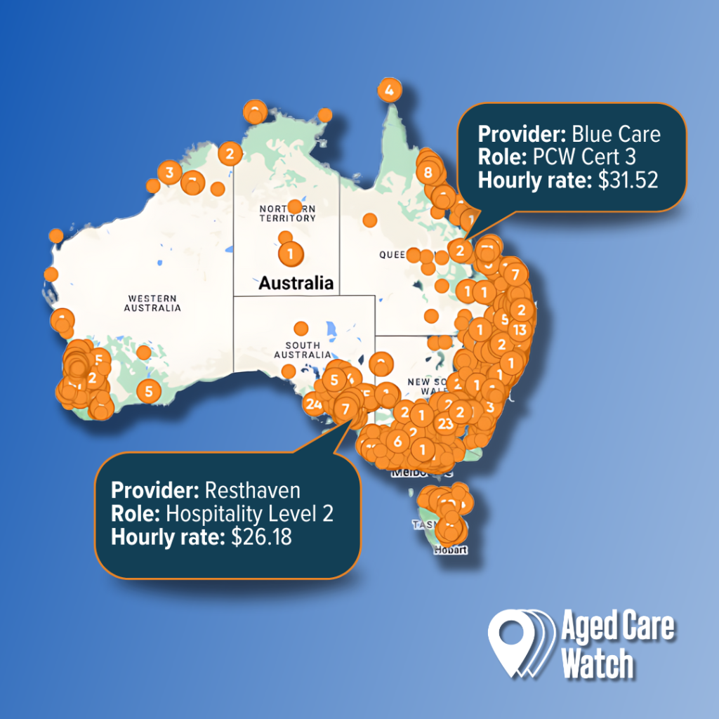 Pay Reports via the Aged Care Watch app